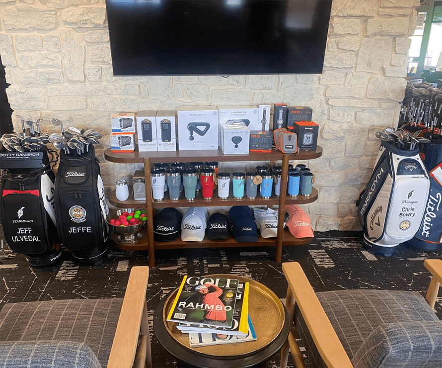 golf shop interior