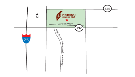 large direction map to Ptarmigan CC